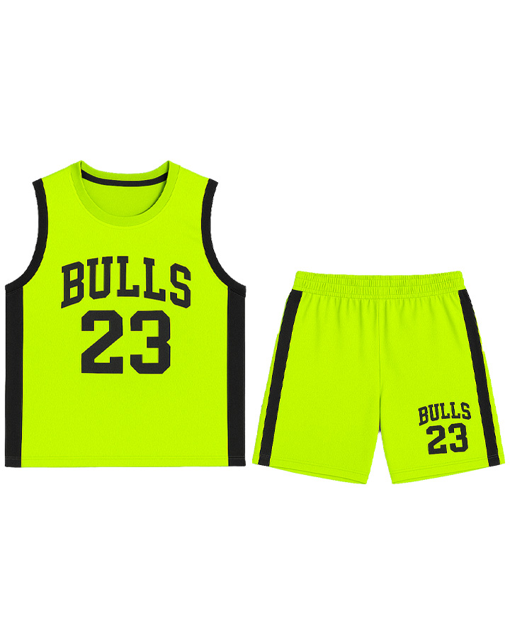 تاپ شلوارک مردانه مدل Bulls (سبز) کد 6339