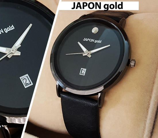 ساعت مچی مدل JAPON gold (مشکی)