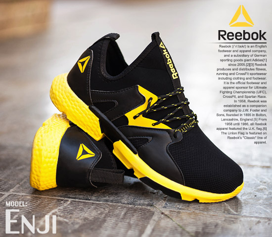 کفش مردانه Reebok مدل Enji (زرد)