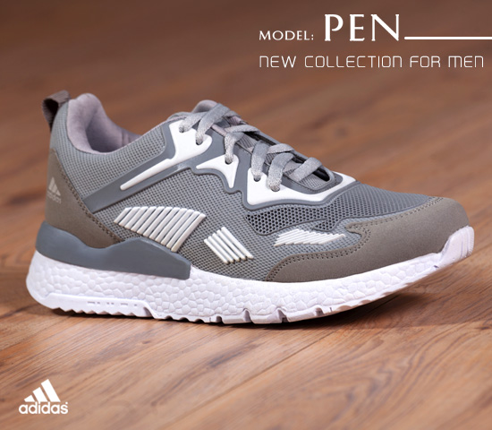 کفش مردانه Adidas مدل Pen (طوسی)