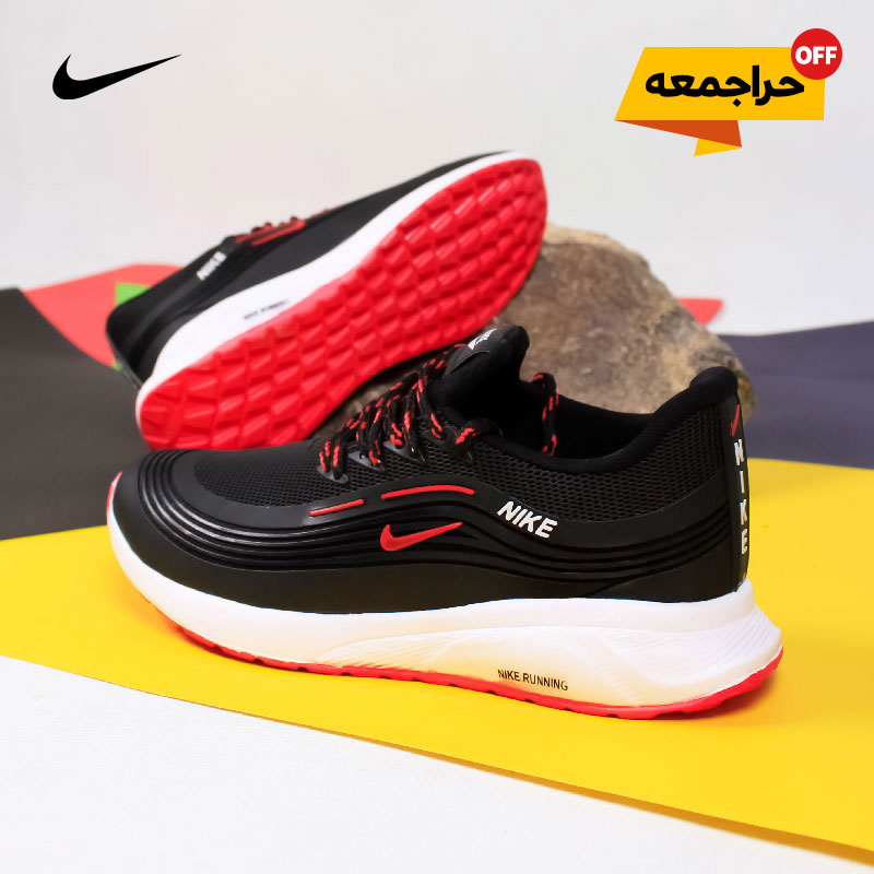 کفش مردانه NikeمدلRan(مشکی قرمز)