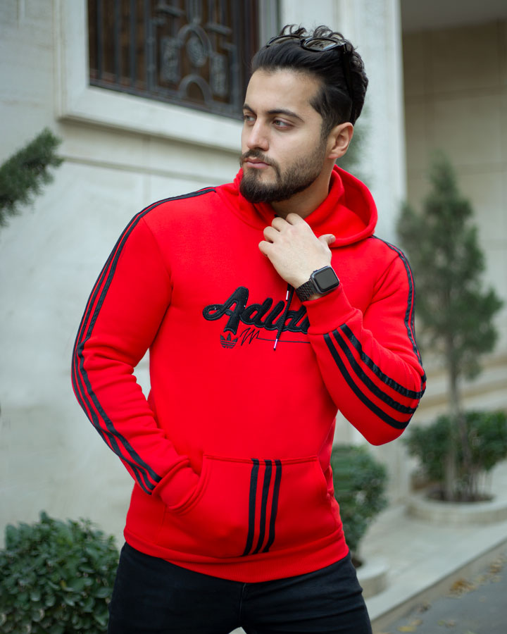 هودی مردانه Adidas مدل Modhim (قرمز)