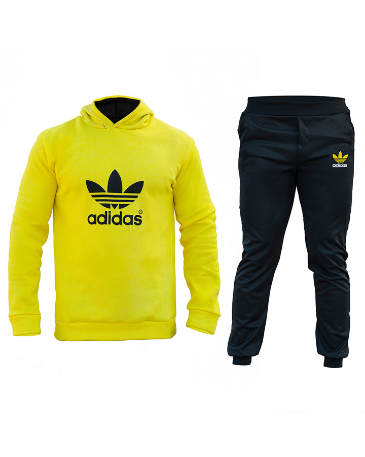 سویشرت-شلوار-مردانه-Adidas-مدل-Nelvi-(زرد)