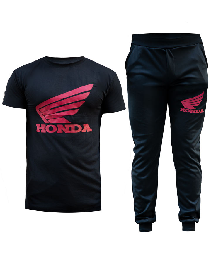 ست-تیشرت-وشلوار-Hondaمدل-Jerard(مشکی-قرمز)