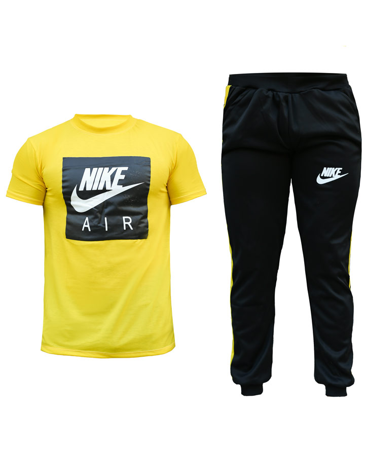 ست-تیشرت-وشلوار-مردانه-Nike-مدل-Zilan-(زرد)