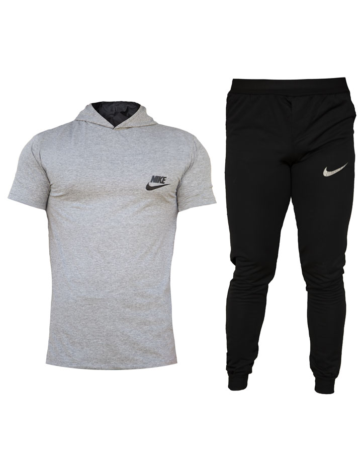 ست-تیشرت-شلوار-مردانه-Nike-مدل-OLES-(طوسی)
