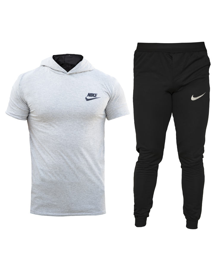ست-تیشرت-شلوار-Nike-مدل--OLES-(طوسی-روشن)