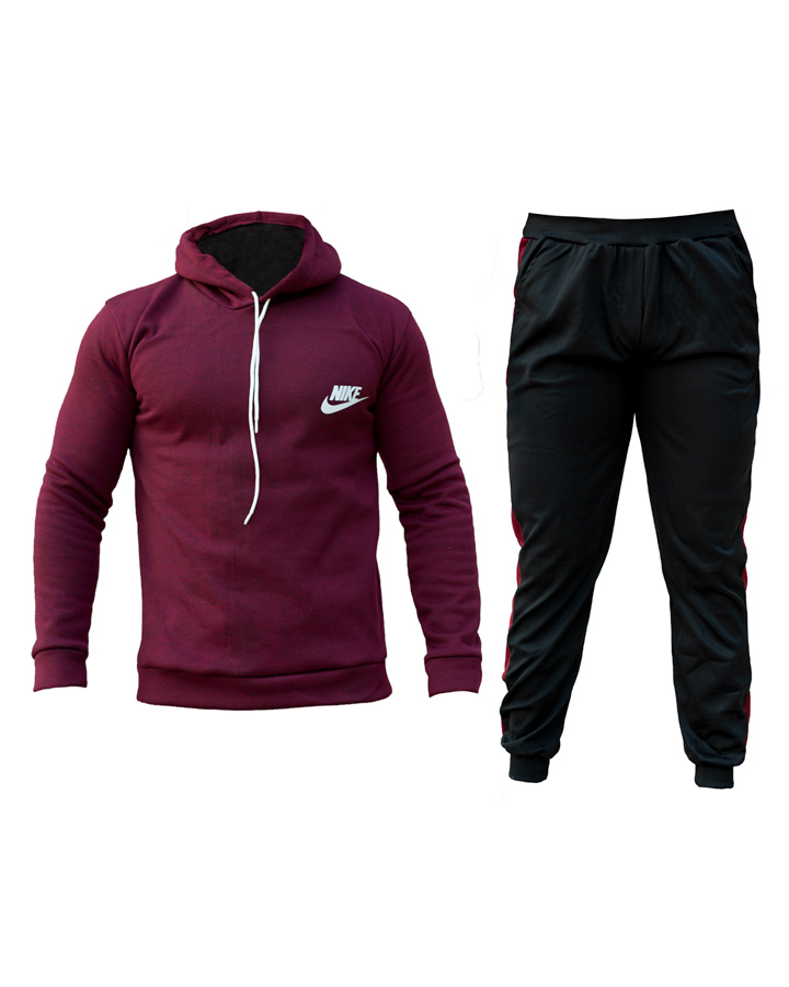 سویشرت-و-شلوار-Nike-مدل-Simon-(زرشکی)