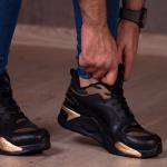 کفش مردانه Puma مدل Rs(مشکی طلایی)
