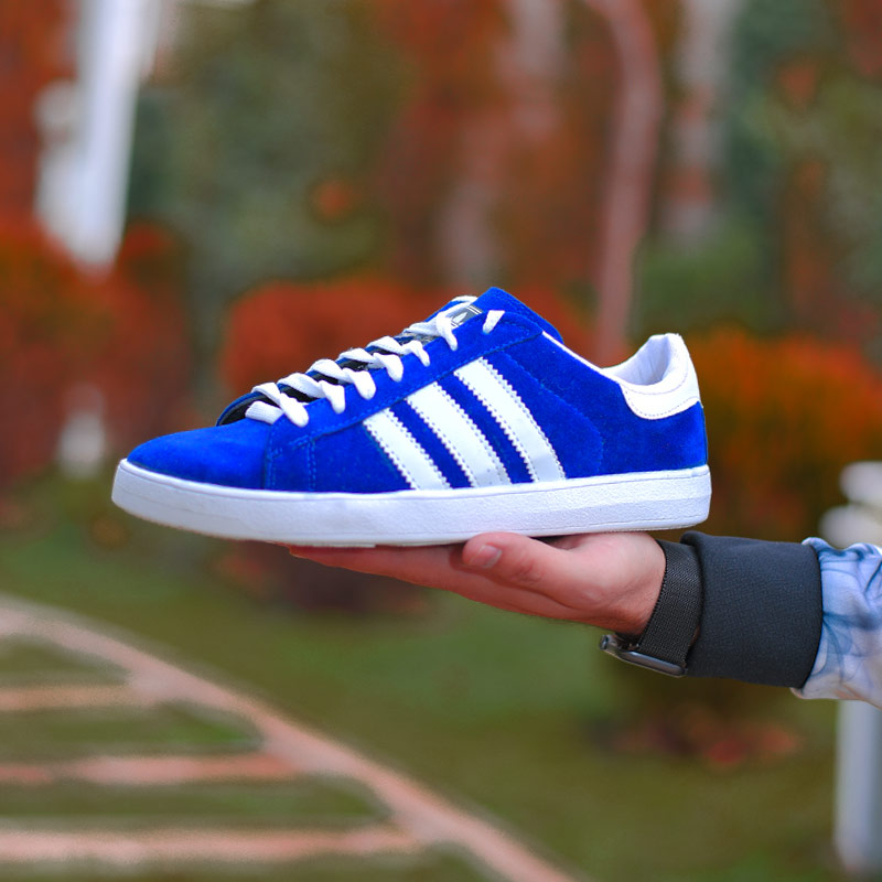 کفش مردانه adidas مدل STREIFEN (سورمه ای)