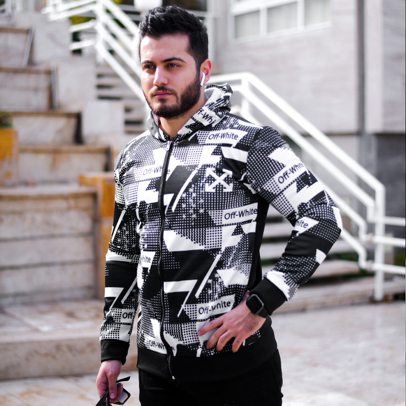 سویشرت مردانه off white مدل karmania