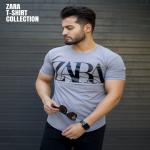 تیشرت مردانه مدل ZARA (طوسی)