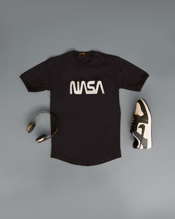تیشرت مردانه مدل NASA (سورمه ای)