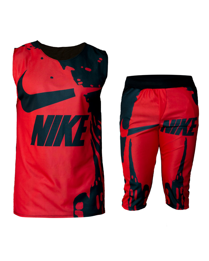 ست تاپ شلوارک nike مدل Boxing(قرمز)