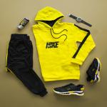 ست سویشرت و شلوار Nike مدل Demon (زرد)