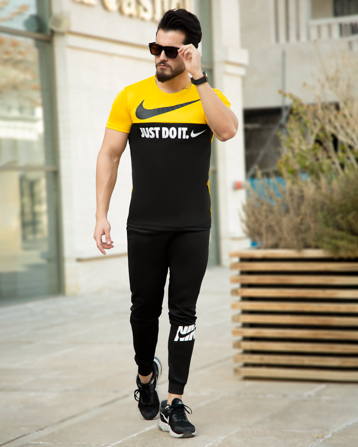 ست تیشرت و شلوار Talay (زرد)