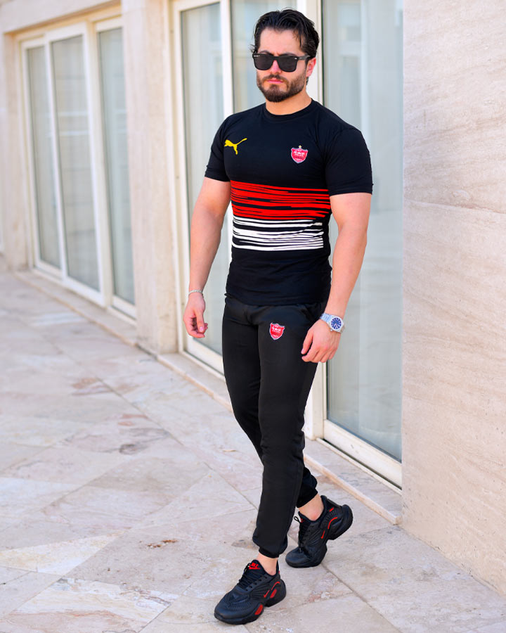 ست تیشرت شلوار مردانه پرسپولیس مدل Isko