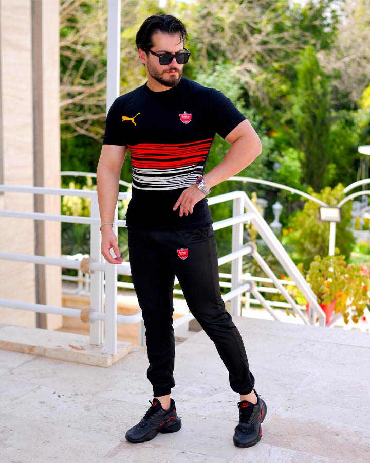 ست تیشرت شلوار مردانه پرسپولیس مدل Isko