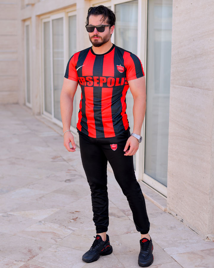 ست تیشرت شلوار مردانه پرسپولیس مدل Forza