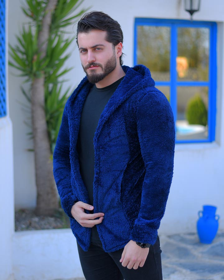 هودی مردانه مدل Pejral (سرمه ای)کد 6159