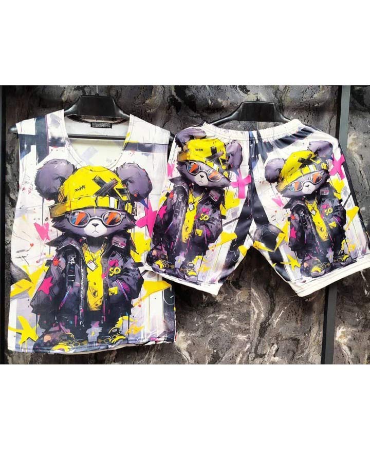 تاپ شلوارک ورزشی مدل Mouse کد 6272